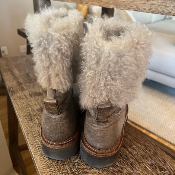 BRUNELLO CUCINELLI Shearling Boots - Picture 4 of 7